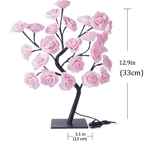 Enchanted Rose Tree Lamp