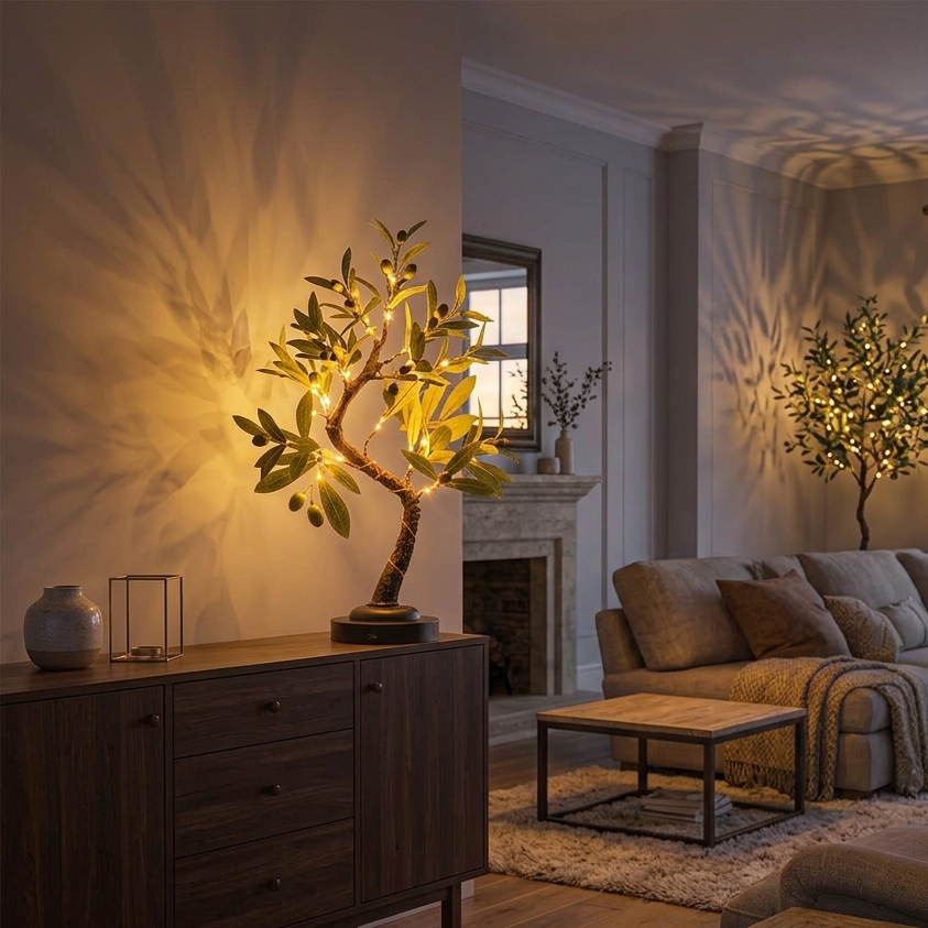 Olive Tree Lamp