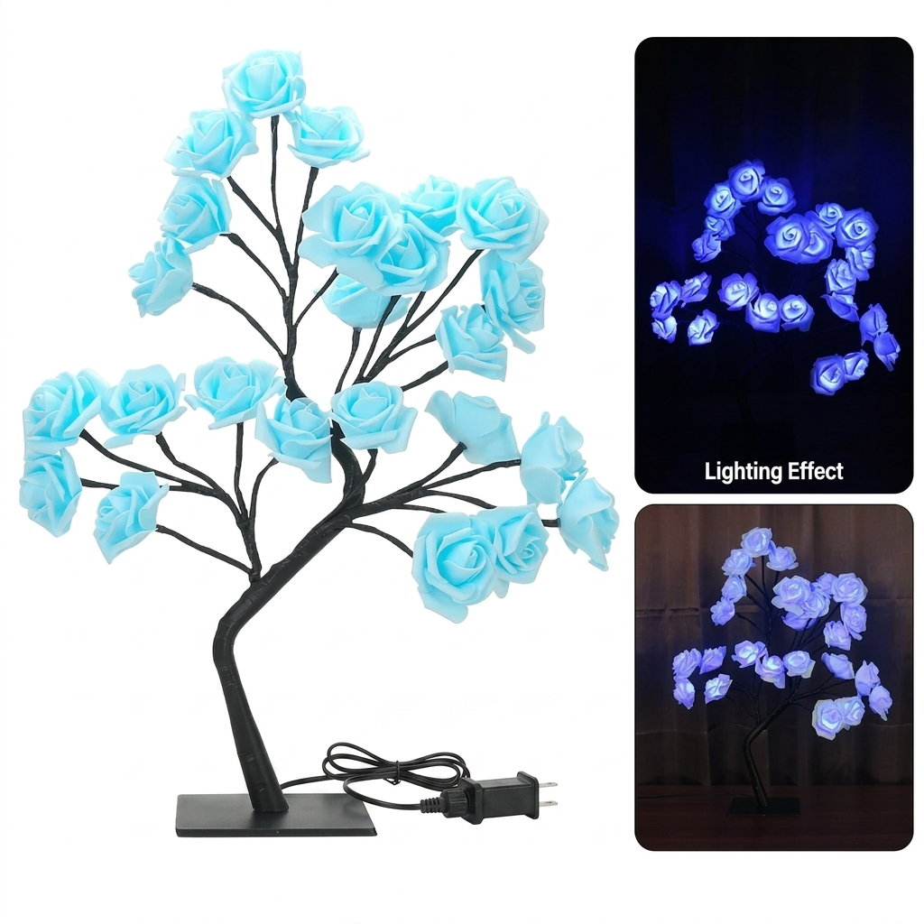 Enchanted Rose Tree Lamp