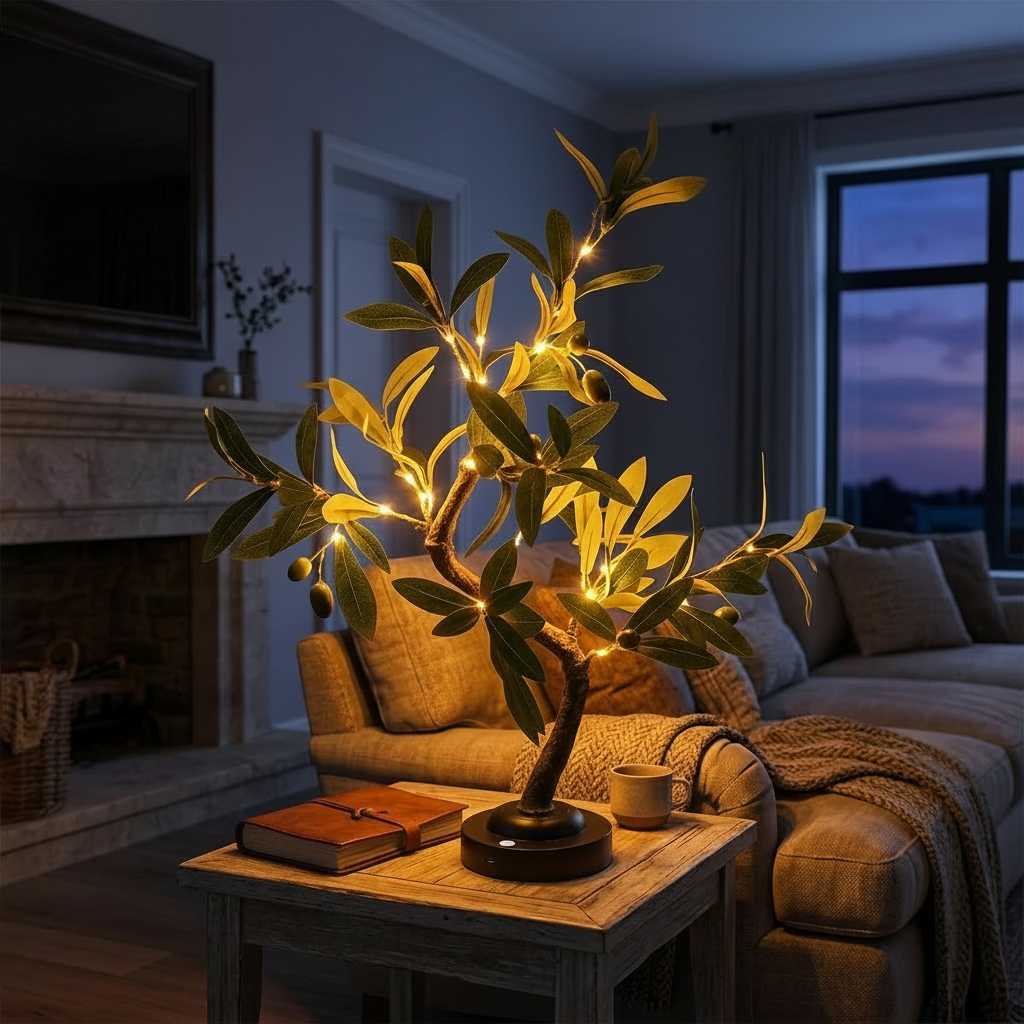 Olive Tree Lamp