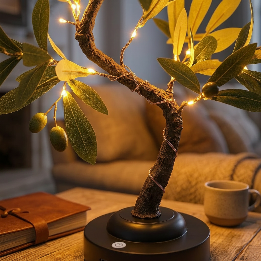 Olive Tree Lamp