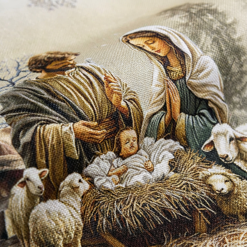 Nativity Christmas Tablecloth