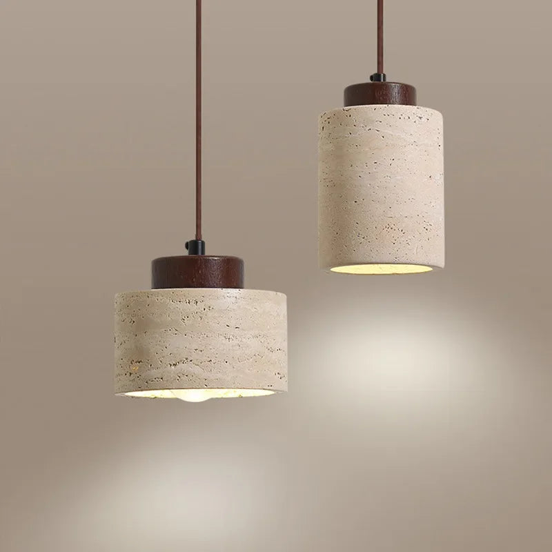 WabiGlow™ Cave Stone Pendant Light