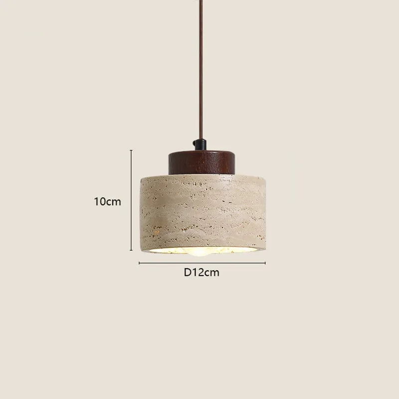 WabiGlow™ Cave Stone Pendant Light