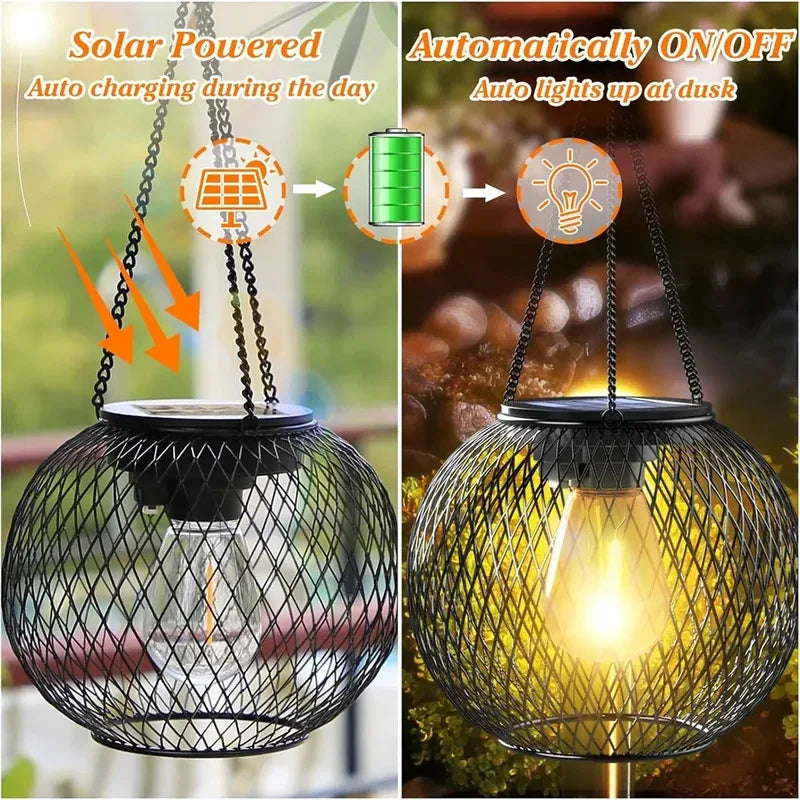 SunGlow™ – Solar Outdoor Lantern