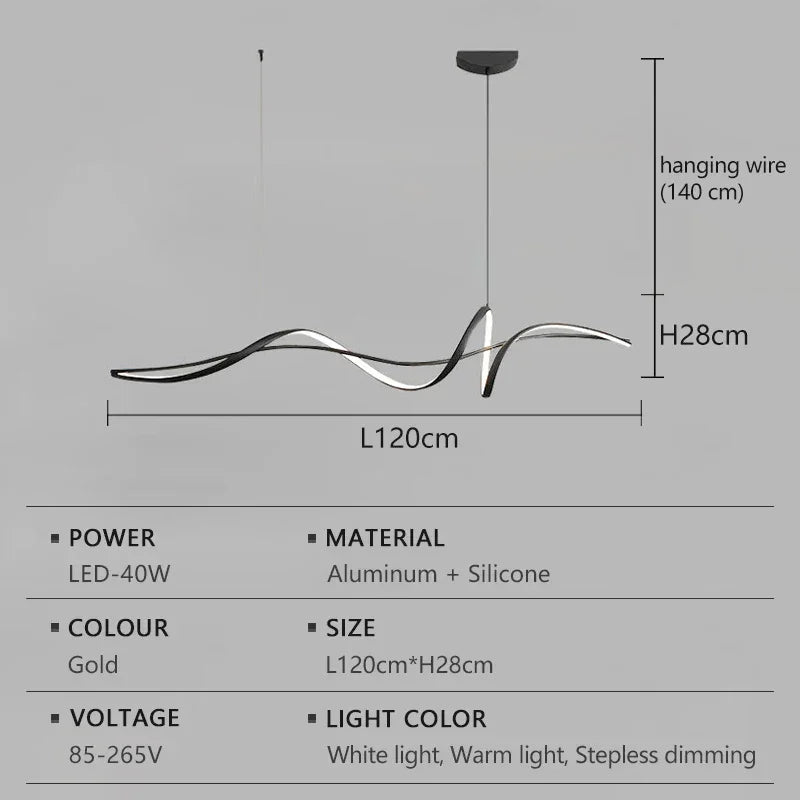 Veloa Pendant – Modern LED Elegance