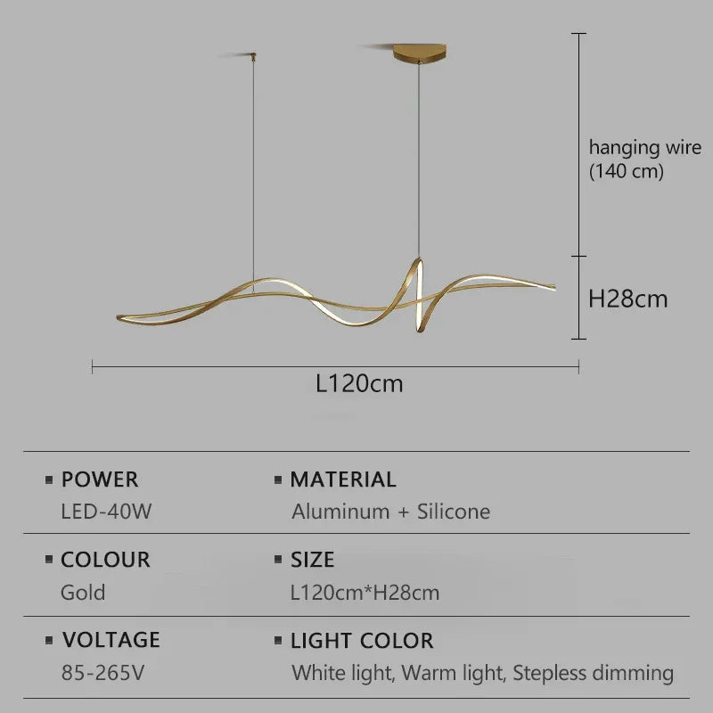 Veloa Pendant – Modern LED Elegance