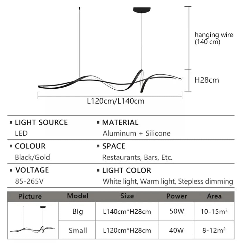 Veloa Pendant – Modern LED Elegance