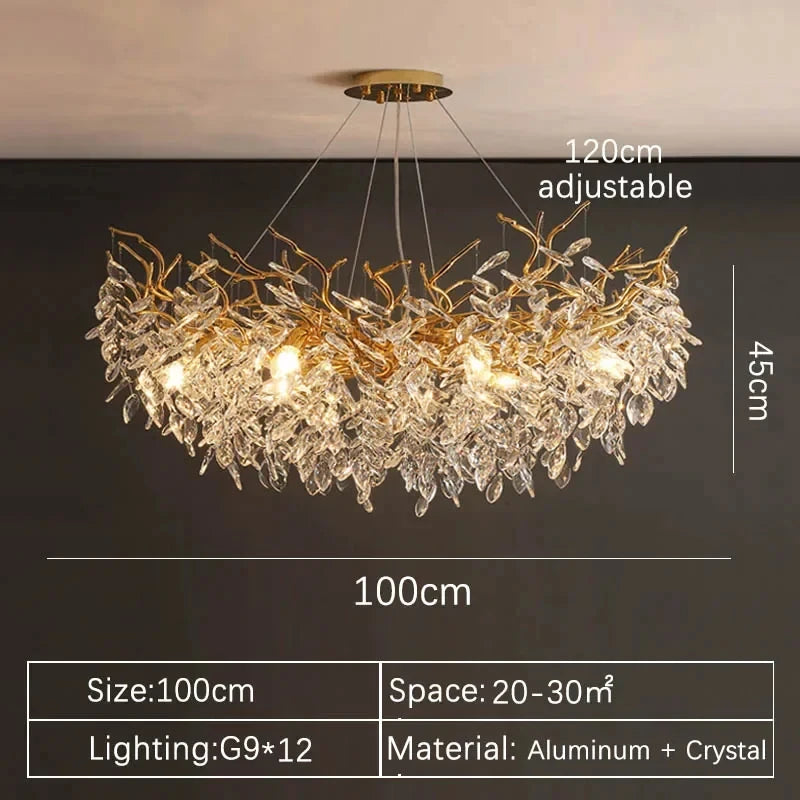 Aurelia Crystal Chandelier