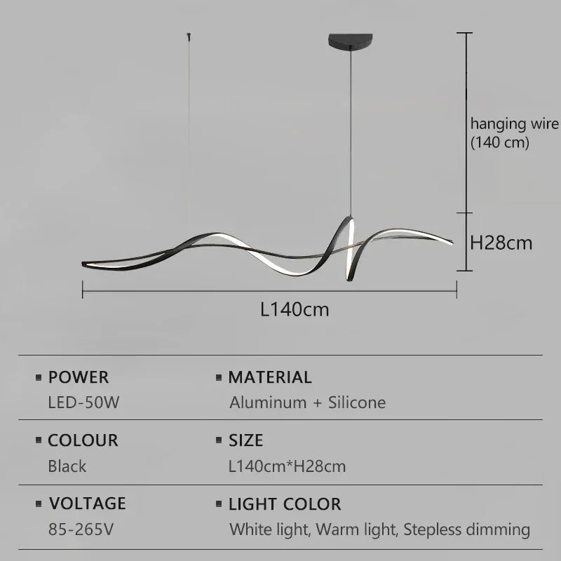 Veloa Pendant – Modern LED Elegance