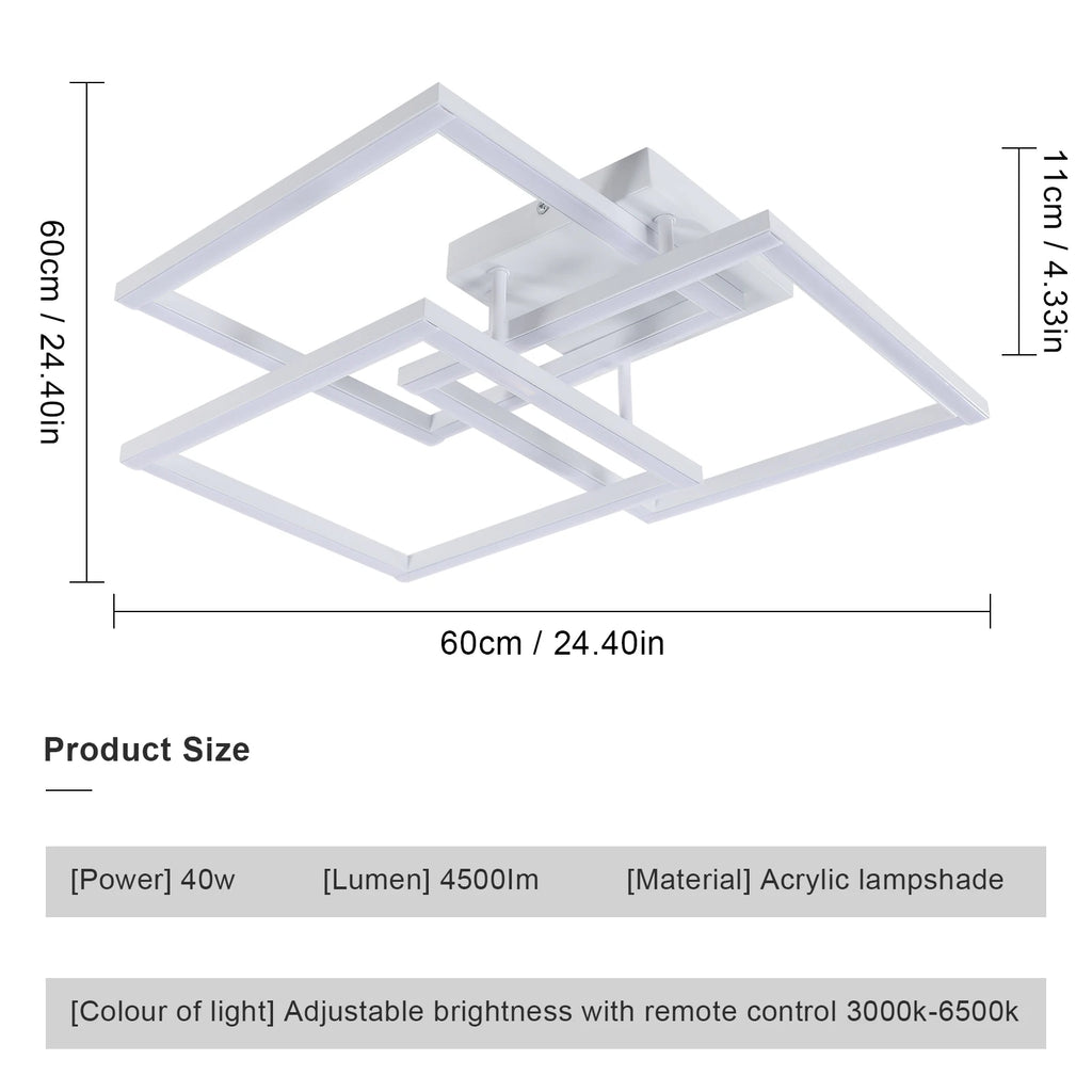 LumaRay 40W Smart Ceiling Light