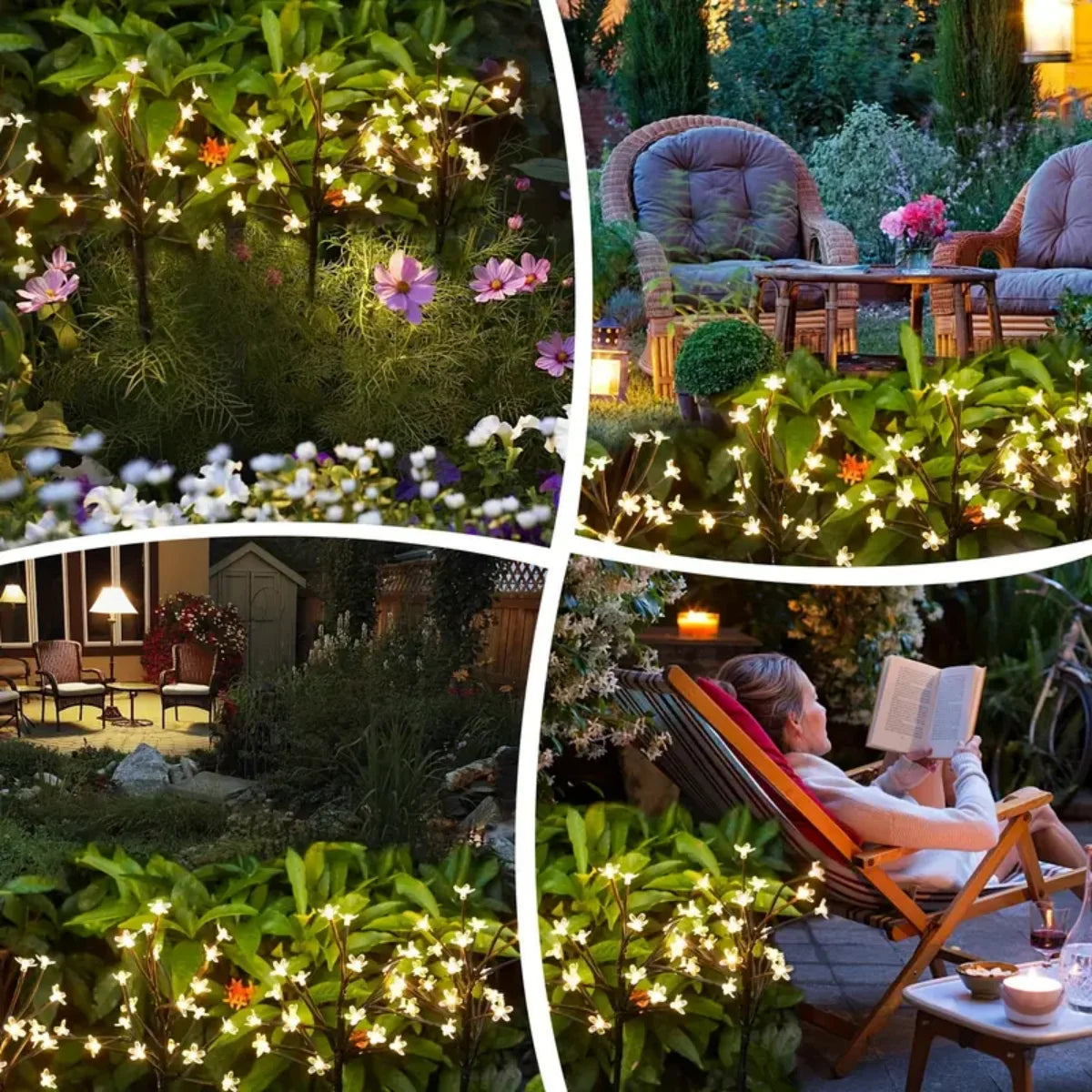 Solar Blossom Lights