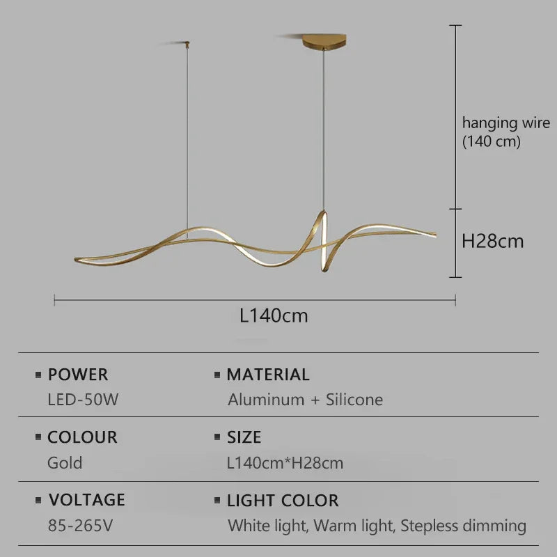 Veloa Pendant – Modern LED Elegance