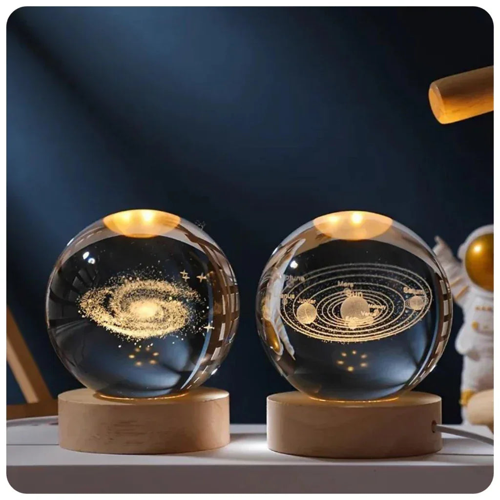 Solar System Crystal Table Lamp